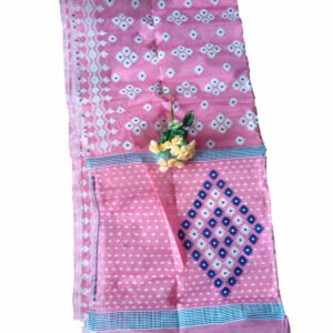 jaamdani firoza with multi shades