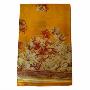 khaddi cotton handloom white & red (ikkat pattern)